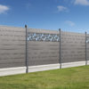 Panneaux de clôture composite gris anthracite