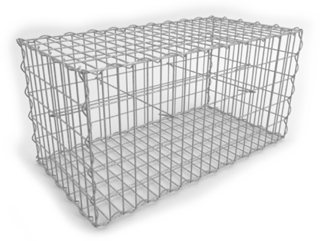 Cage à gabion vide