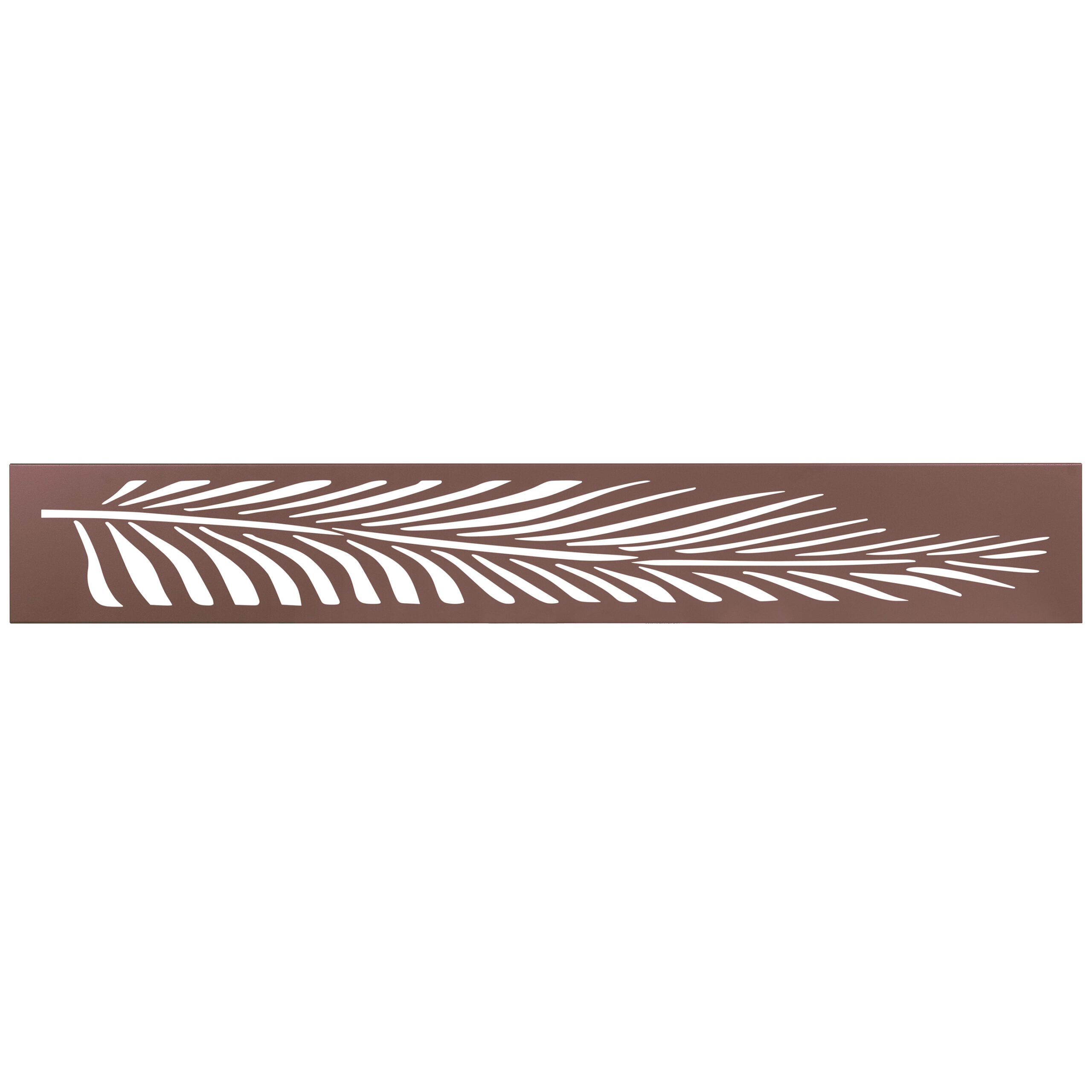 Lame décorative "PALME" marron (RAL 8017)