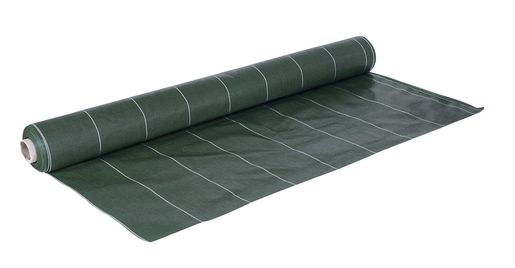 Rouleau de toile de paillage tissée vert
