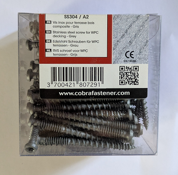 boite de vis cobra couleur grise